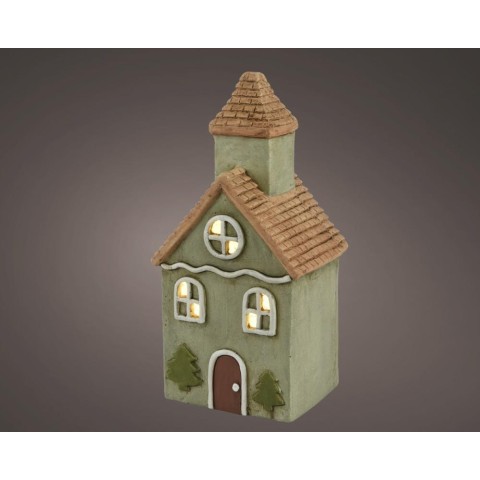 CASETTA LED RESINA VERDE H.36.5 L.18.5